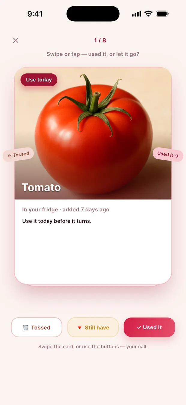 Digest detail card for a single ingredient